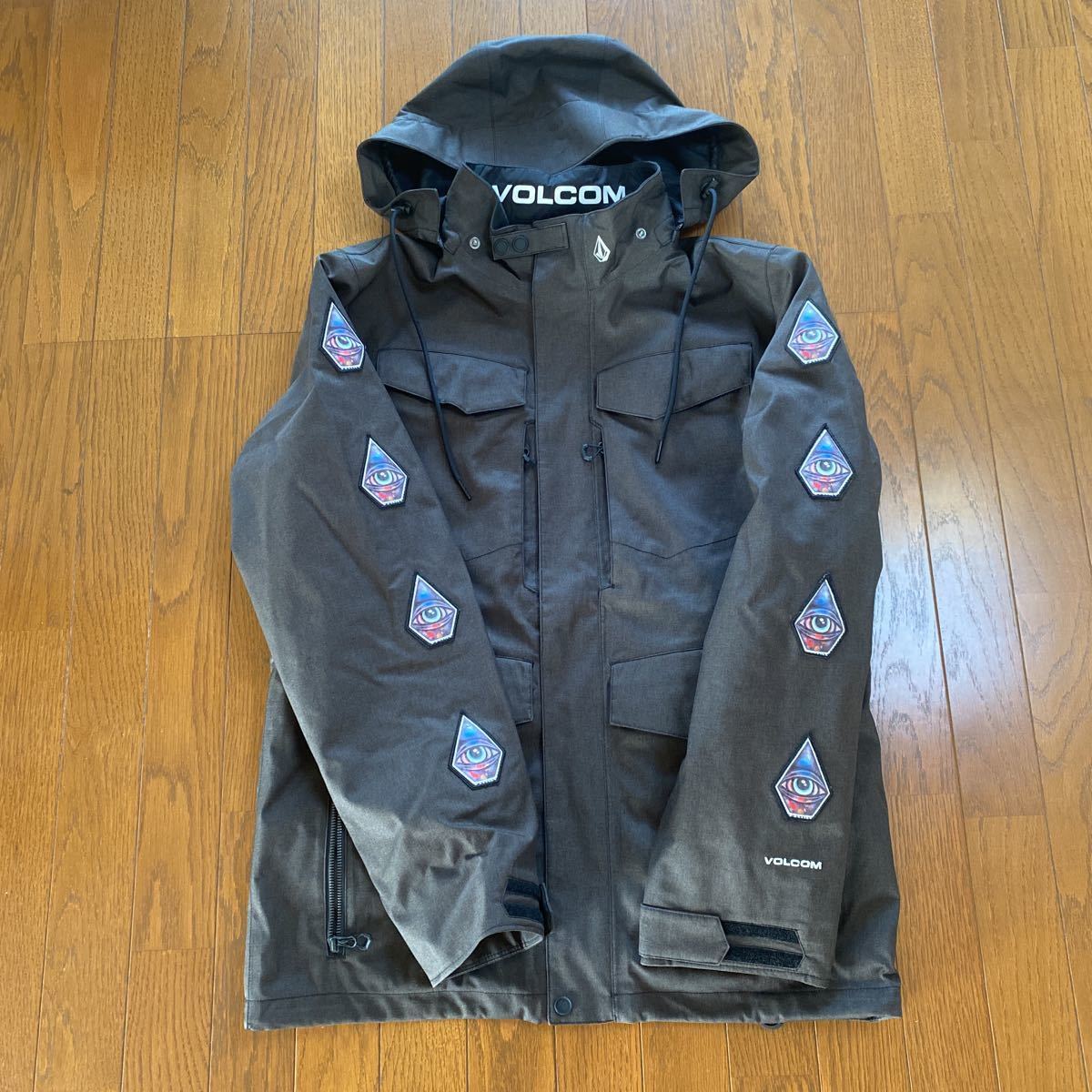 ボルコム USST パフ シンセティック 中綿 ロング ジャケット Lサイズ