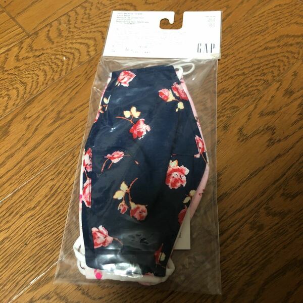 送無【GAP】花柄マスクカバー3枚入りセット　ギャップ