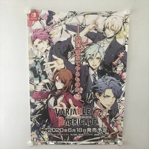 A60305 ◆バリアブルバリケード ニューステージ Switch 告知 B2サイズ ポスター 送料350円 ★5点以上同梱で送料無料★