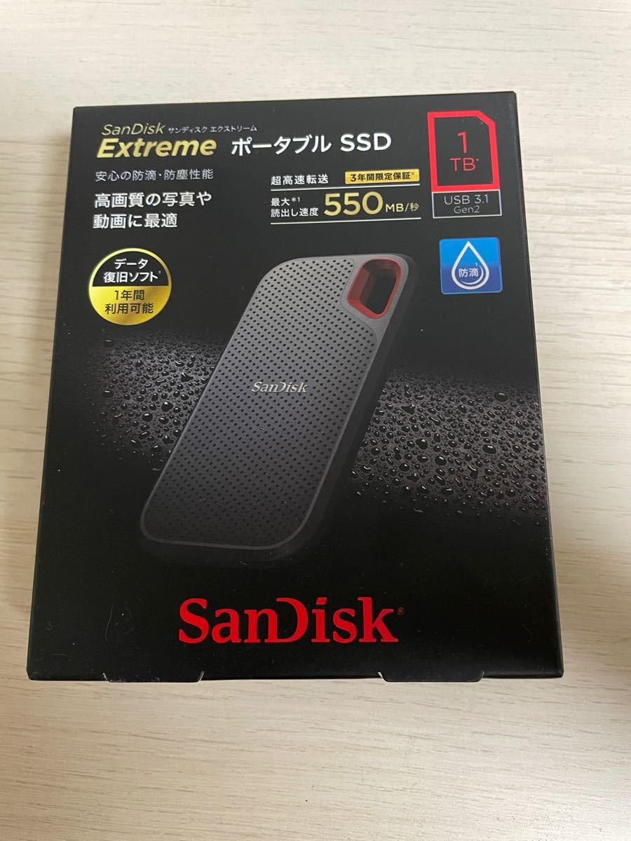 美品】Sandisk Extreme ポータブルSSD 2TB｜PayPayフリマ