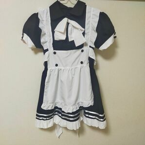 メイド服黒 コスプレ衣装　ハロウィン