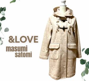 【&LOVE masumi satomi】裏起毛　フード付き　ダッフルコート