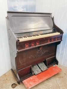 o cut the price! rare *[ antique Yamaha organ HAMAMATSU 61 key ]YAMAHA ORGAN/ pair ./ retro / old / period unknown / sound out OK/