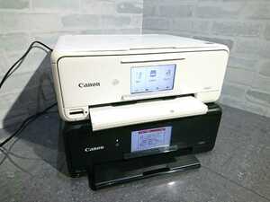 [ junk ] tube J2 Canon Canon ink-jet printer TS8130 electrification OK operation not yet verification 2 pcs. set 