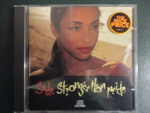 ◆ CD ◇ Sade ： Stronger Than Pride (( R&B ))(( 英語詞付き