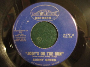 Sonny Green ： Jody's On The Sun 7'' / 45s (( 70's マイナー Funky Soul )) c/w If You Want Me To Keep On Loving You