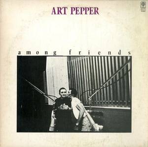 A00527492/LP/アート・ペッパー(ART PEPPER)「再会 / Among Friends (1978年・PAP-9129・クールジャズ)」