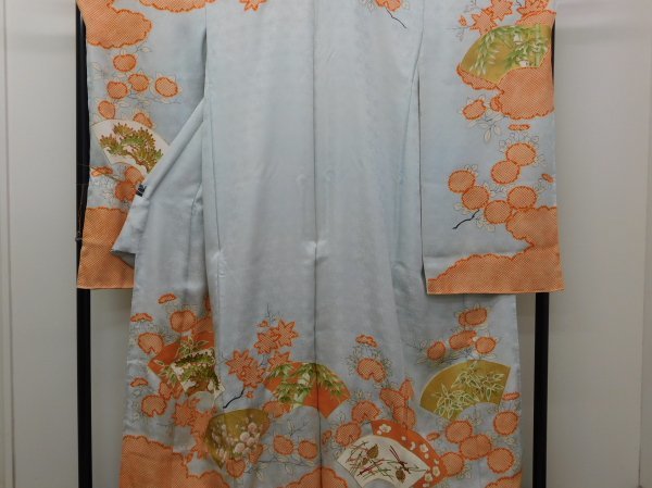 Furisode, superb item, hand-painted Yuzen and tie-dye, unwrapped and washed, temporary tailoring, Re-order SC, Rakufu special selection P7317, fashion, Women's kimono, kimono, Long-sleeved kimono