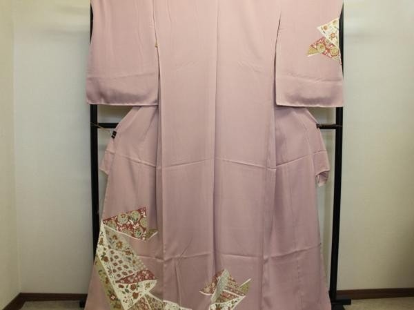 Besuchskimono, handbemalt, Yuzen, neue temporäre Schneiderei, Rakufu, Sonderauswahl 57928, Mode, Damen-Kimono, Kimono, Tsukesage