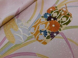 Art hand Auction Tsukesage Handbemaltes Yuzen Neue Stoffrolle Rakufu Sonderauswahl P13492 ft, Mode, Damen-Kimono, Kimono, Tsukesage