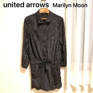 【united arrows-ユナイテッドアローズ】Marilyn Moon-マリリンムーン　サロペット　オールインワン　ドット柄