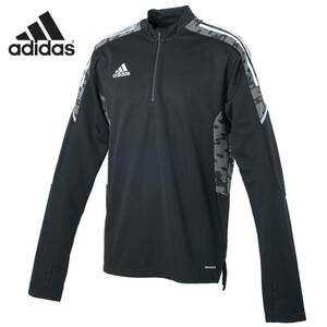 新品未使用 adidas トレーニングトップ【O】定価7689円 アディダス スポーツ 運動 サッカー ランニング ラグビー 黒 ピステ ジャージ 7157