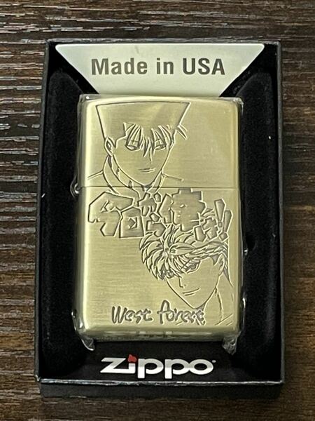 zippo 今日から俺は!! ゴールド アニメ 2面刻印 2022年製 west forest 三橋貴志 伊藤真司 ケース 保証書