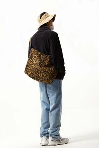 Leopard -pattern Tote Sken Bag Bag Fourfourtwomee подгузник на открытом воздухе!