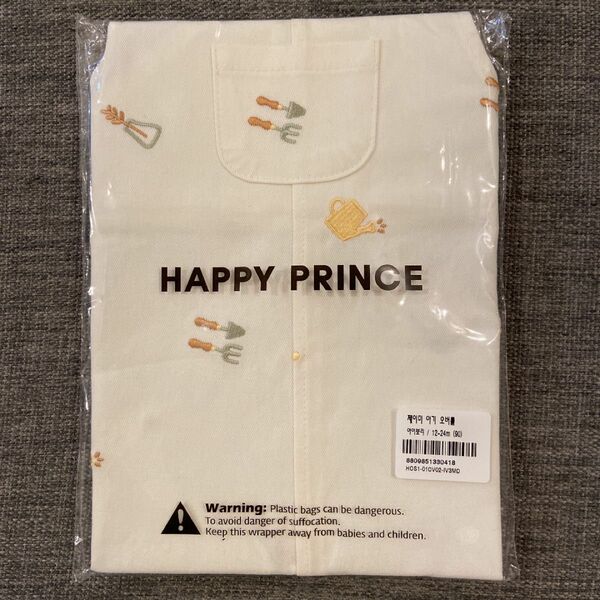 新品 HAPPY PRINCE 刺繍 カバーオール ロンパース