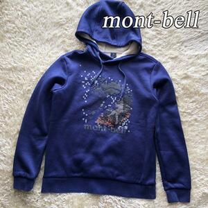 mont-bell Mont Bell Logo Parker голубой S боа 