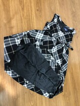 美品◆BURBERRY BLUE LABEL バーバリー ブルーレーベル チェック柄　ワンピース ウール サイズ36　ブラック_画像8