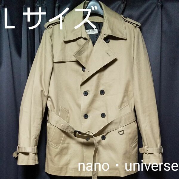 ショートトレンチコート nano・universe