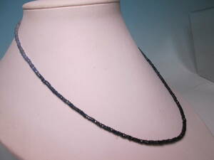 *[MDI] SILVER sapphire glatieishon necklace 7,2g