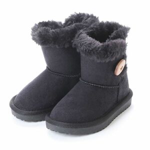  outlet Kids mouton boots black 14.0cm grip g LAP for children protection against cold boots GRIP GLAPP R45751