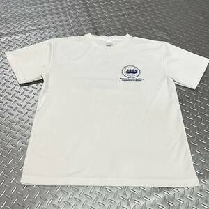 米軍放出品 Tシャツ　唐津　Maritime Polytechnical School ランニング　ホワイト　LARGE (INV B51)