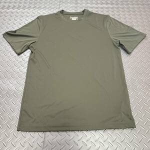 米軍放出品 Tシャツ　CHAMPION おしゃれ　サバゲー　ランニング　OD SMALL (INV I48)