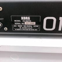 コルグ シンセサイザー 《1円スタート！！通電確認済 現状品！》KORG 01/WFD シンセサイザー 61鍵 キーボード ハードケース付 / cnz361-180_画像8