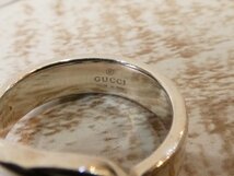 グッチGUCCI/GGロゴ　シルバーリング【L's(8.5号)/SLVER/Aランク】f2CF_画像6