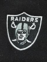 ◎ 90s 【RAIDERS】NFL RBK　レイダース　ルームシューズ　size:XL(3-4)　ビンテージ　スリッパ　ハウスシューズ　アメフト　メンズ_画像3