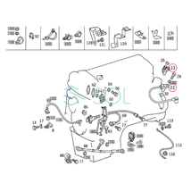 ベンツ W202 W124 クランクセンサー クランク角センサー クランクポジションセンサー C180 C200 C220 C280 C36 E400 E420 E500 0031534928_画像3