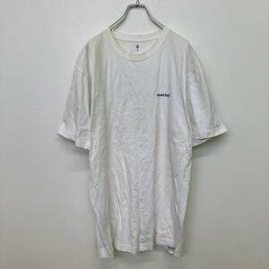 mont-bell/モンベル 半袖 Tシャツ アウトドア ホワイト 白 メンズ XL　キャンプ