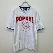 POPEYE/ポパイ 半袖 Tシャツ ホワイト 白 メンズ L_画像1