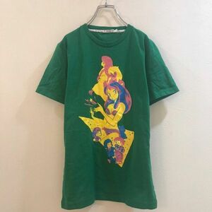 ラムちゃん★UNIQLO/ユニクロ 半袖 Tシャツ うる星やつら グリーン 緑 メンズ S