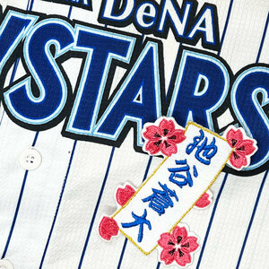 ★送料無料★横浜　DeNA ベイスターズ　池谷蒼大　短冊　刺繍　ワッペン　ユニフォーム