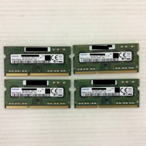 SAMSUNG ( サムスン ) 4GB 1Rx8 PC3L-12800S メモリ 4枚セット R1268