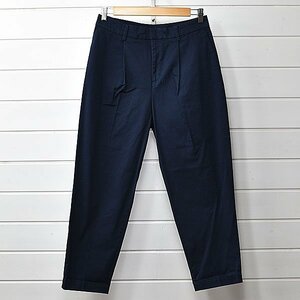 ユニクロ タック テーパードパンツ 70 ネイビー UNIQLO｜22k1702