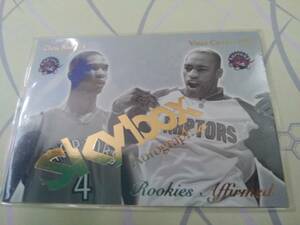 】Fleer 2003-2004 Skybox Autographics】2of15 RE/C.Bosh+V.Carter●Rookies Affirmed