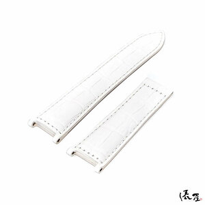 [. shop ] Cartier Pacha 42 all-purpose goods leather belt unused white D buckle 