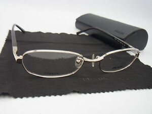 1円 ■極美品■ PRADA プラダ VPR671 メガネ 眼鏡 アイウェア メンズ レディース ブラウン系 BB5619yM