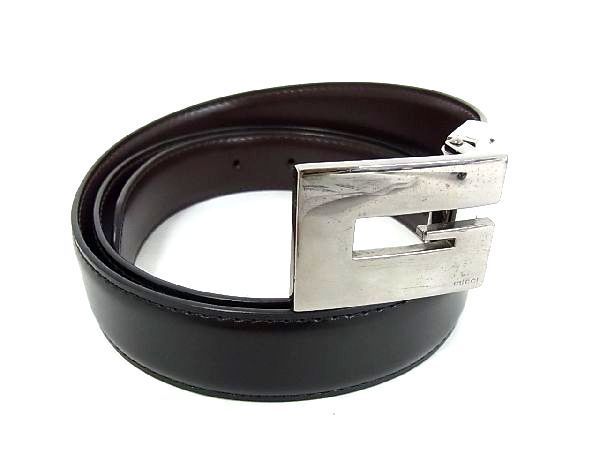 □新品□未使用□ GUCCI グッチ 474313 GG柄 レザー パンチング ベルト
