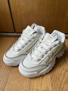 FILA フィラ DISRUPTOR II EXP (ディスラプター2EXP ) WFW22072 166 22.5cm BEIGE ABC-MART限定