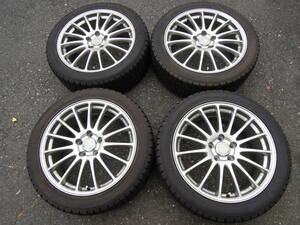 スタッドレス / ECO FORME SE-12 18x7.5+42 114.3/5H / IceNAVI7 235/45R18 / 18041 / レクサス ES,GS,RC / カムリ マークX アコード等