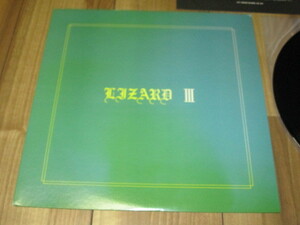 リザード Ⅲ LIZARD Ⅲ 1980～'81春 ミニ LP ジャケ色褪せ CITY ROCKER シティロッカー 紅蜥蜴 モモヨ MOMOYO