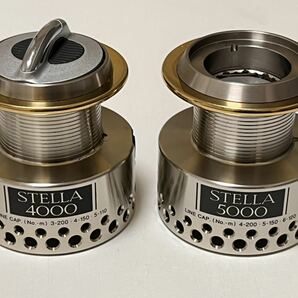 希少 シマノ SHIMANO 95 ステラ STELLA 4000H 5000H替スプール付 ハイギアタイプ ほぼ無傷 超美品！の画像4