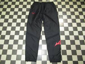 * Mizuno * beautiful goods 2XL Move warmer pants cotton inside go in black / red 