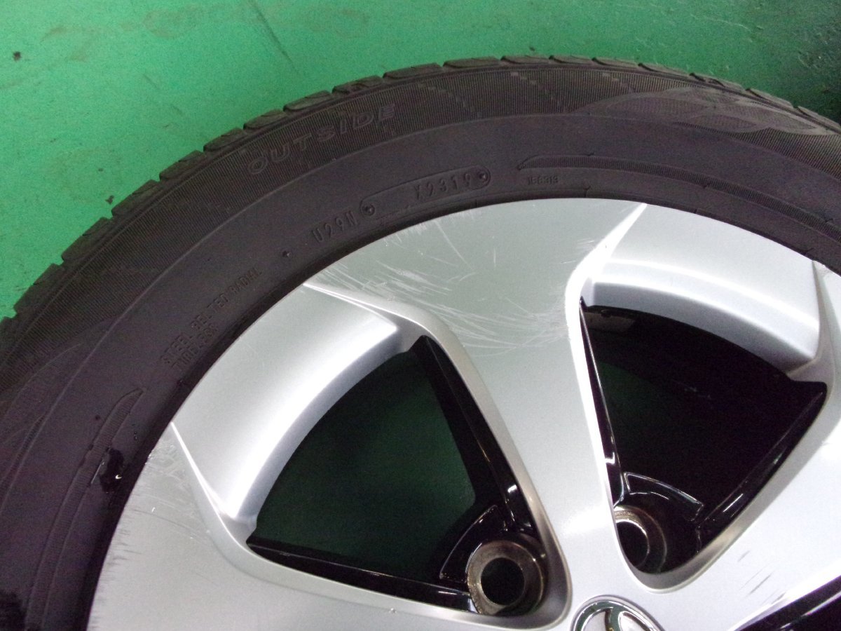社外アルミ プリウス ☆ トヨタ純正 高評価の贈り物 トヨタ純正専用 195/65R15 195/65R15 30系 プリウス PCD100/+45 ☆