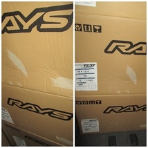 【稀少廃盤サイズ】 ラスト１台分 新品ＴＥ３７ １２Ｊ ＲＡＹＳ ＴＥ３７ＳＡＧＡ 12Ｊ＋26 5Ｈ-114.3 レイズ ボルク レーシング GTR _画像10