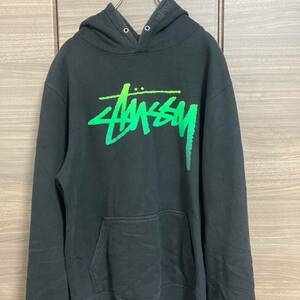 Стези Big Logo Food Emelcodery L Black Pullover Parker Stussy