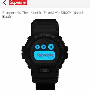 Supreme The North Face G-SHOCK Watch Black シュプリーム ザノースフェイス ジーショック