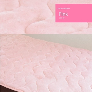  flannel bed pad single S pink 100×205cm smooth gum band attaching bedding .. feel of feeling ..M5-MGKCR00123PI